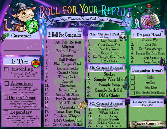 🎲🦎 Roll For Your Reptile Bundle 🦎🎲
